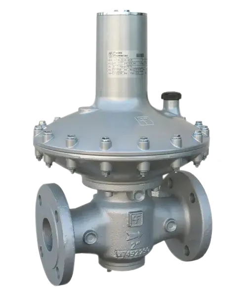 Regulador de gás DIVAL 700 piloto operado para aplicações industriais de alta pressão