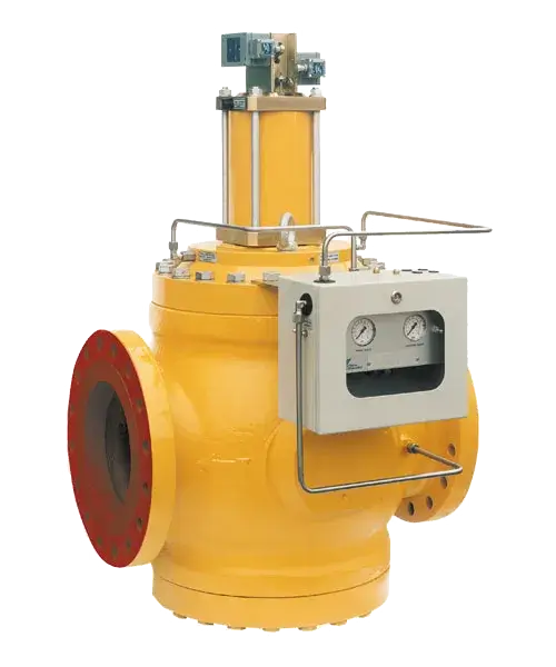 Válvula de controle HBC para sistemas de gás e aplicações industriais de alta pressão