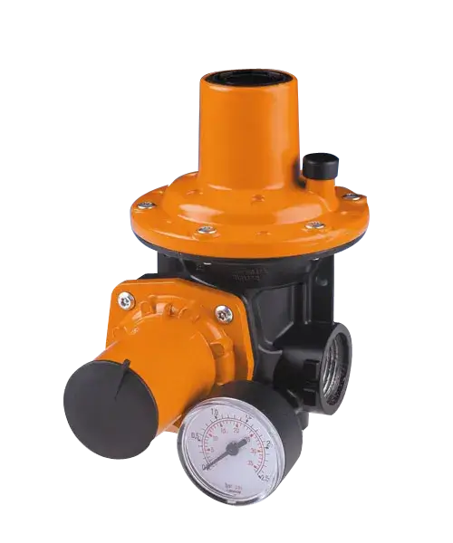 Regulador de gás HP100 com manômetro para alta precisão no controle de pressão